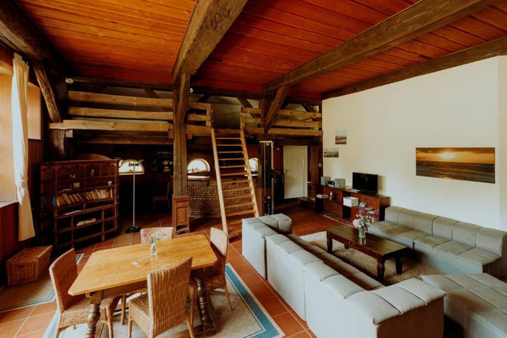 Landhaus Kurzenmoor Remise 100 Qm Seester Bagian luar foto